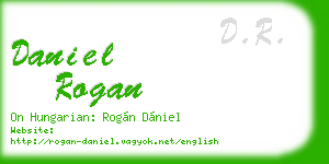 daniel rogan business card
